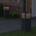 vidaXL Solárne LED svetlo na chodník 2 ks Teplá biela 18 x 18 x 50 cm