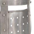 vidaXL Stredoveká rytierska prilba pre LARP starožitná replika strieborná oceľ