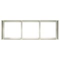 VidaXL kvetináč Biely 120x40x40 cm Oceľ valcovaná za studena
