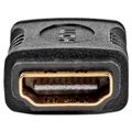 Nedis CVGB34900BK - HDMI™ Adaptér | HDMI Zásuvka - HDMI Zásuvka | Čierna farba Adaptér, HDMI (F) na HDMI (F), priamy, zlátené konektory, čierny