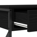 vidaXL Konzolový stôl Čierny dub 100 x 28 x 75 cm