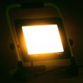 vidaXL LED reflektor s rukoväťou 100 W teplé biele svetlo