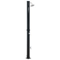 vidaXL Solárna sprcha čierna 220 cm 20 l