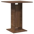 vidaXL Bistro stolík hnedý dub 60x60x75 cm spracované drevo