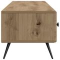 vidaXL TV skrinka 147 x 34,5 x 30 cm Dub artisan Kompozitné drevo
