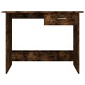 vidaXL Stôl dymový dub 100x50x76 cm spracované drevo