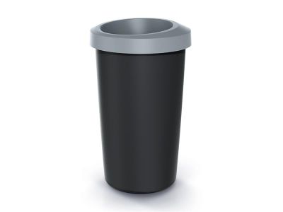 Kôš odpadkový COMPACTA R DROP svetlo šedý 25l