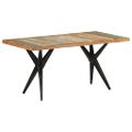 vidaXL Jedálenský stôl 160x80x76 cm recyklovaný masív