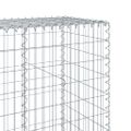 vidaXL Gabiónový kôš s krytom 800x50x200 cm pozinkované železo