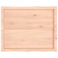 vidaXL Stolová doska 80x60x(2-4) cm neošetrený masív živé hrany