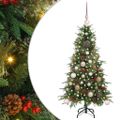 vidaXL Umelý Sklápací Vianočný Stromček Zelená 120 cm PE a PVC