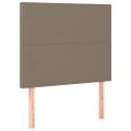 vidaXL Boxspring posteľ s matracom sivohnedý 100x200 cm látka