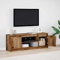 vidaXL TV jednotky 139,5 x 34 x 50 cm Hnedá Kompozitné drevo