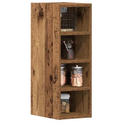 vidaXL Závesná skrinka “Riga” Old Wood 20x29,5x60 cm Engineered Wood