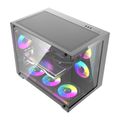Počítačová skriňa DarkFlash B275 PRO (čierna) + 6 ventilátorov