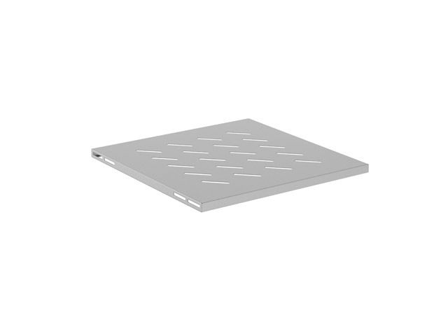 Polica pro 19'' skrine 600MM šedá lanberg (1u/480x475mm nosnosť do 120KG, 4bodová montáž)