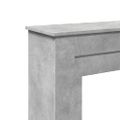 vidaXL Obloženie krbu betónovosivé 90x30x90 cm kompozitné drevo