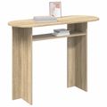 vidaXL Konzolový stôl Dub sonoma 100 x 39,5 x 75 cm Kompozitné drevo
