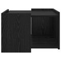vidaXL Konferenčný stolík Čierny dub 50,5 x 50 x 33 cm