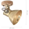 vidaXL Industriálne nástenné / stropné lampy 2 ks mosadzné 20x25 cm E27