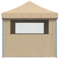 vidaXL Párty stan 279 x 410 x 315 cm Béžová Oxfordská látka