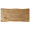 vidaXL Stolová doska živá hrana 80x40x2,5 cm masívny surový mangovník