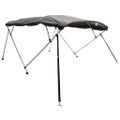 vidaXL Strieška Bimini so 4 oblúkmi a stenami 243x(200-213)x137 cm