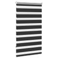 vidaXL Zebrová roleta 90,9x150 cm Šírka látky 86,7 cm čierna