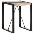 vidaXL Jedálenský stôl 60x60x75 cm, recyklovaný masív