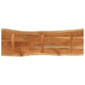 vidaXL Stolová doska 120x40x3,8 cm obdĺžnik masívna akácia živá hrana