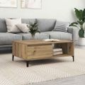 vidaXL Konferenčný stolík dub artisan 90 x 60 x 35 cm Kompozitné drevo