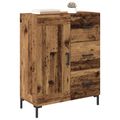 vidaXL Servírovacia skriňa Staré drevo 69.5 x 34 x 90 cm