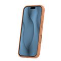Silikónové tenké Mag puzdro pre iPhone 15 6,1" karamelová