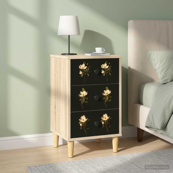 vidaXL Nočný stolík BREMEN 2 ks Dub sonoma 36 x 33 x 60 cm