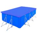vidaXL Krycie plachty na bazén 2 ks PE obdĺžnikové 90 g/m² 394x207 cm
