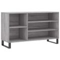 vidaXL Botník sivý dub sonoma 102x36x60 cm spracované drevo