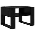 vidaXL Konferenčný stolík Čierny dub 66 x 53 x 45 cm Kompozitné drevo