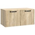 vidaXL Nástenná TV skrinka Nástenný Dub sonoma 59,5 x 31 x 30 cm