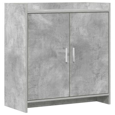 vidaXL Servírovacia skriňa Betónovo sivá 72 x 36 x 80 cm