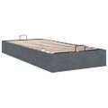 vidaXL Osmanský rám postele bez matraca tmavosivá 90x200 cm zamat