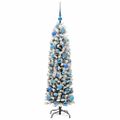 vidaXL Umelý vianočný stromček Zelená 150 cm PVC, oceľ a plast
