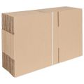 vidaXL Skladací box 50 ks Prírodná 30 x 21,5 x 14 cm Kartón