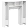 vidaXL Rám krbu Biela 93 x 20 x 89 cm Kompozitné drevo
