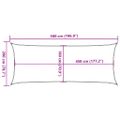 vidaXL Tieniaca plachta 160 g/m² modrá 2x5 m HDPE