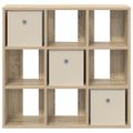 vidaXL Servírovacia skriňa Sonoma dub 73,5 x 24 x 69,5 cm