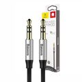 Baseus Yiven Audio kábel 3,5 samec Audio M30 1,5 m strieborný + čierny