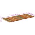 vidaXL Obdĺžniková stolová doska 60x140cm, 25-27 mm, recyklovaný masív