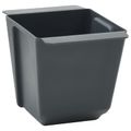 vidaXL Kvetinové boxy pre euro palety 24 ks Sivá 13,5 x 9 x 9,5 cm