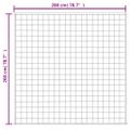 vidaXL Záťažová prikrývka bledokrémová 200x200 cm 9 kg látka
