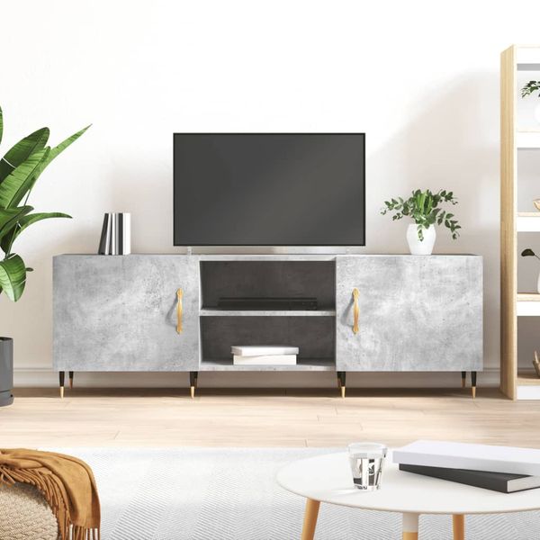 vidaXL TV skrinka betónovosivá 150x30x50 cm kompozitné drevo